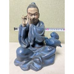 福建会馆游长子造粉彩福禄寿三星瓷塑_雕塑瓷/瓷雕_东来号【7788