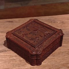 民国剔红盒_漆盒_顺应时代【7788旧书网】