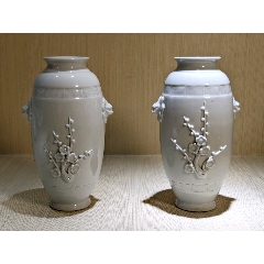 李朝 青白瓷 19世紀李朝白瓷染付青花面取瓶德利染付高麗青瓷李朝青瓷分院窯提燈壺月