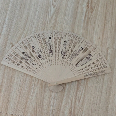 日本折扇昭和时期京都十松屋福井谨制武士扇御舞扇_其他扇子_老弄堂