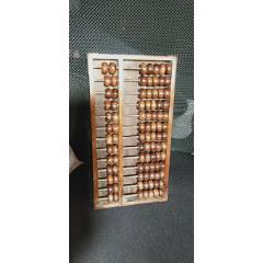 【吉】民間収集 花梨木製 扇形算盤 文房計器 年代唐物 貴重j21 美品---荷花牌黄花梨算盘13档_算盘_盘算人生7788旧书网