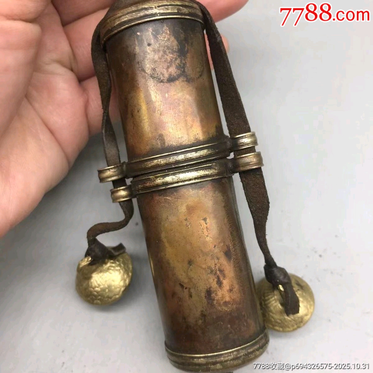 清代紫铜小盒子-铜皿/盛具-7788旧书网