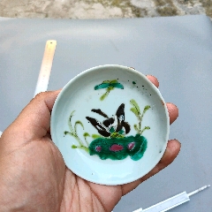 大清康熙年制豇豆红双耳花瓶_碗/盘/碟_乡下寻宝叁店【7788红宝书】