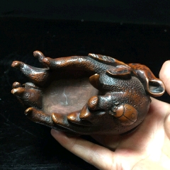 黃楊木佛手筆洗Sy-￥450 元_木雕擺件_7788網