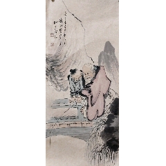 李霞筆意福建莆田民國多款作品客廳茶館會所玄關可掛名家系列3尺畫心25091-￥800 元_人物國畫原作_7788網