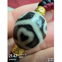 藏传爆老四眼老天珠_天珠_图片鉴赏_收藏价值_7788铜炉收藏