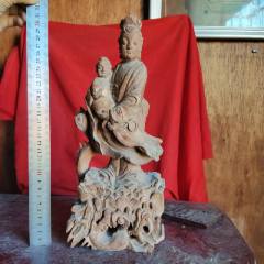 清代黄杨木雕瘦骨罗汉_木佛像/人像_厦门墨云楼【7788红宝书】