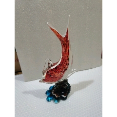 老琉璃魚擺件，色彩飄亮，器形美觀-￥80 元_其他琉璃工藝_7788網