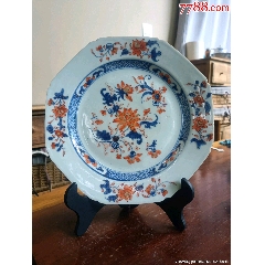 HB2786晚清民国福寿三多纹饰粉彩盘_旧瓷器_喜堂古玩收藏【7788红宝书】