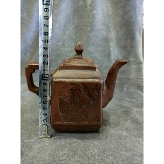 七八十年代荆溪惠孟臣制微型水平紫砂茶壶_紫砂壶_丁一晚清民国瓷杂店