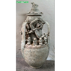 湖田窑芒口多棱花口高足杯-青白瓷/影青瓷-7788旧书网