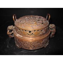 清代铜香炉_铜炉_颍州泉社【7788红宝书】