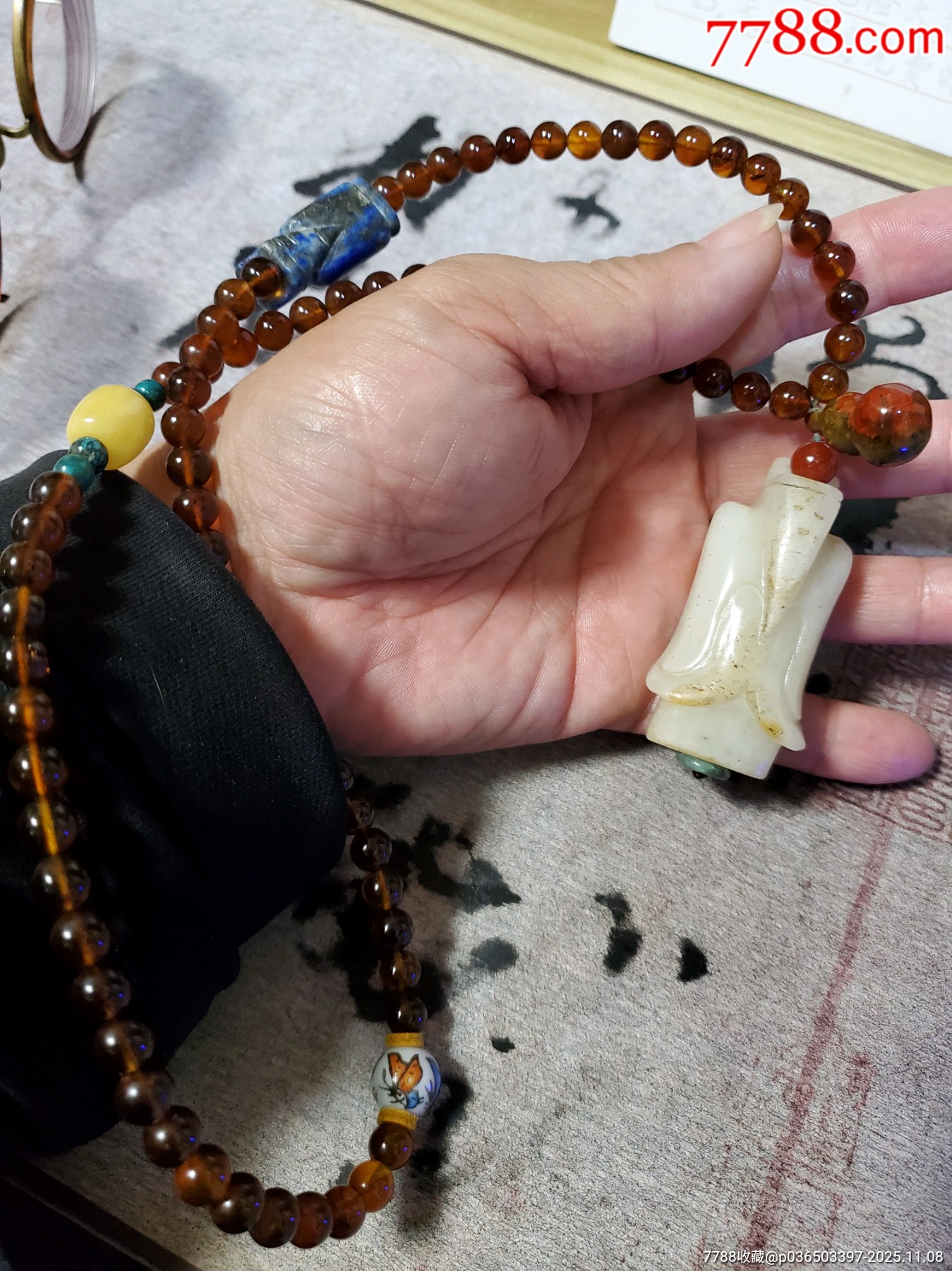 白玉翁仲掛件_價(jià)格210元_第4張_