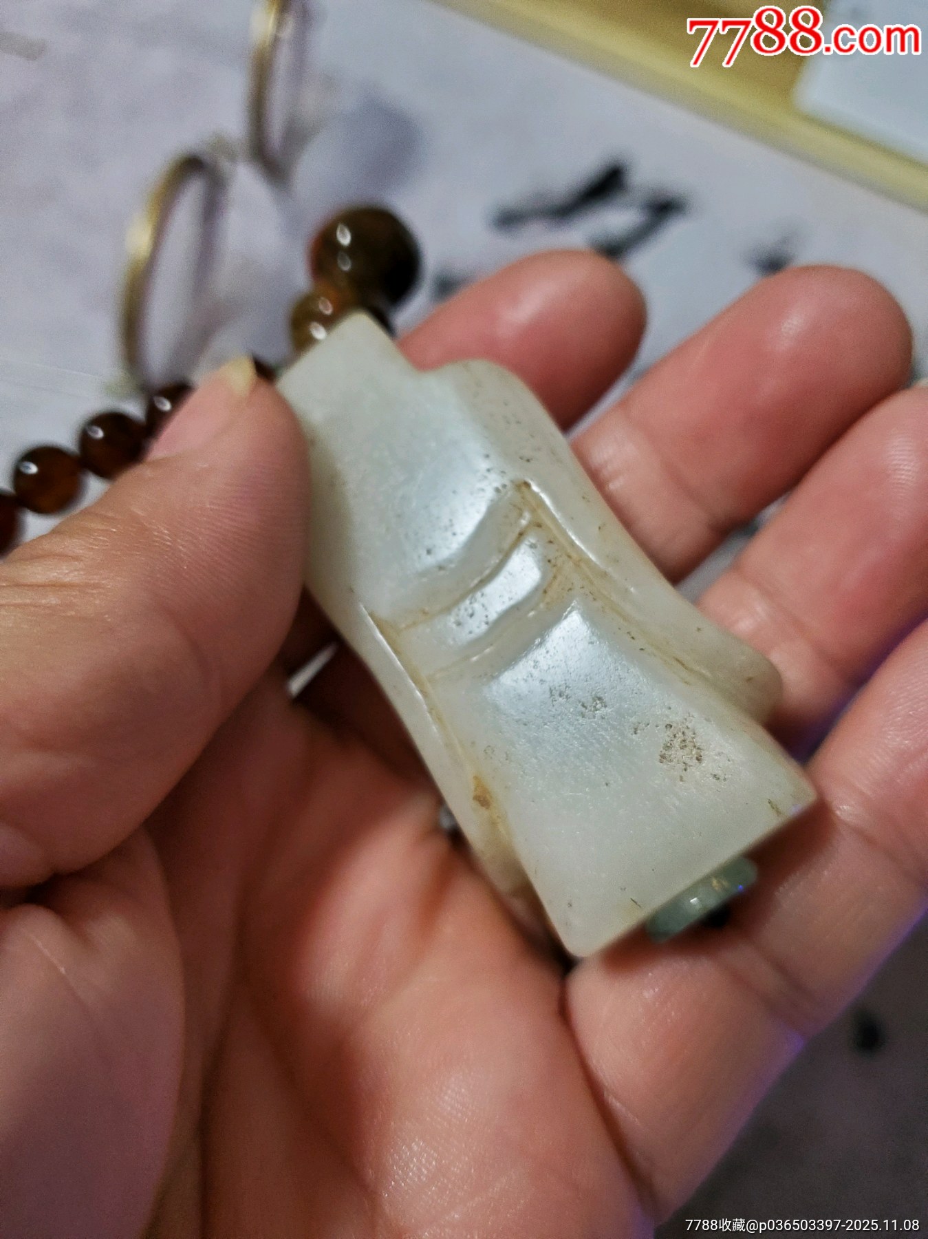 白玉翁仲掛件_價(jià)格210元_第8張_