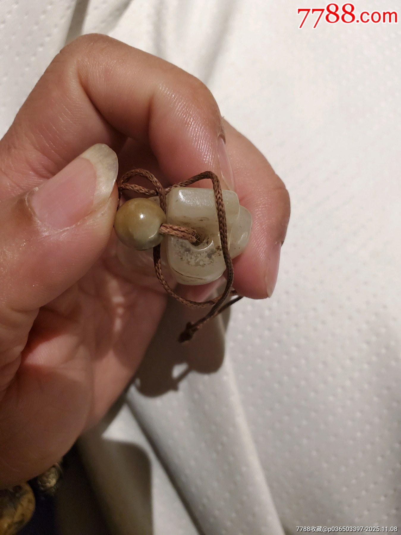 白玉翁仲掛件_價(jià)格210元_第12張_