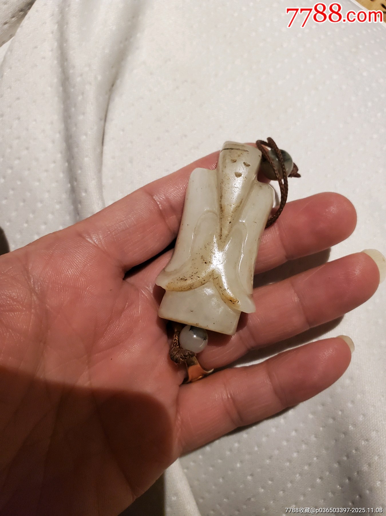 白玉翁仲掛件_價(jià)格210元_第13張_