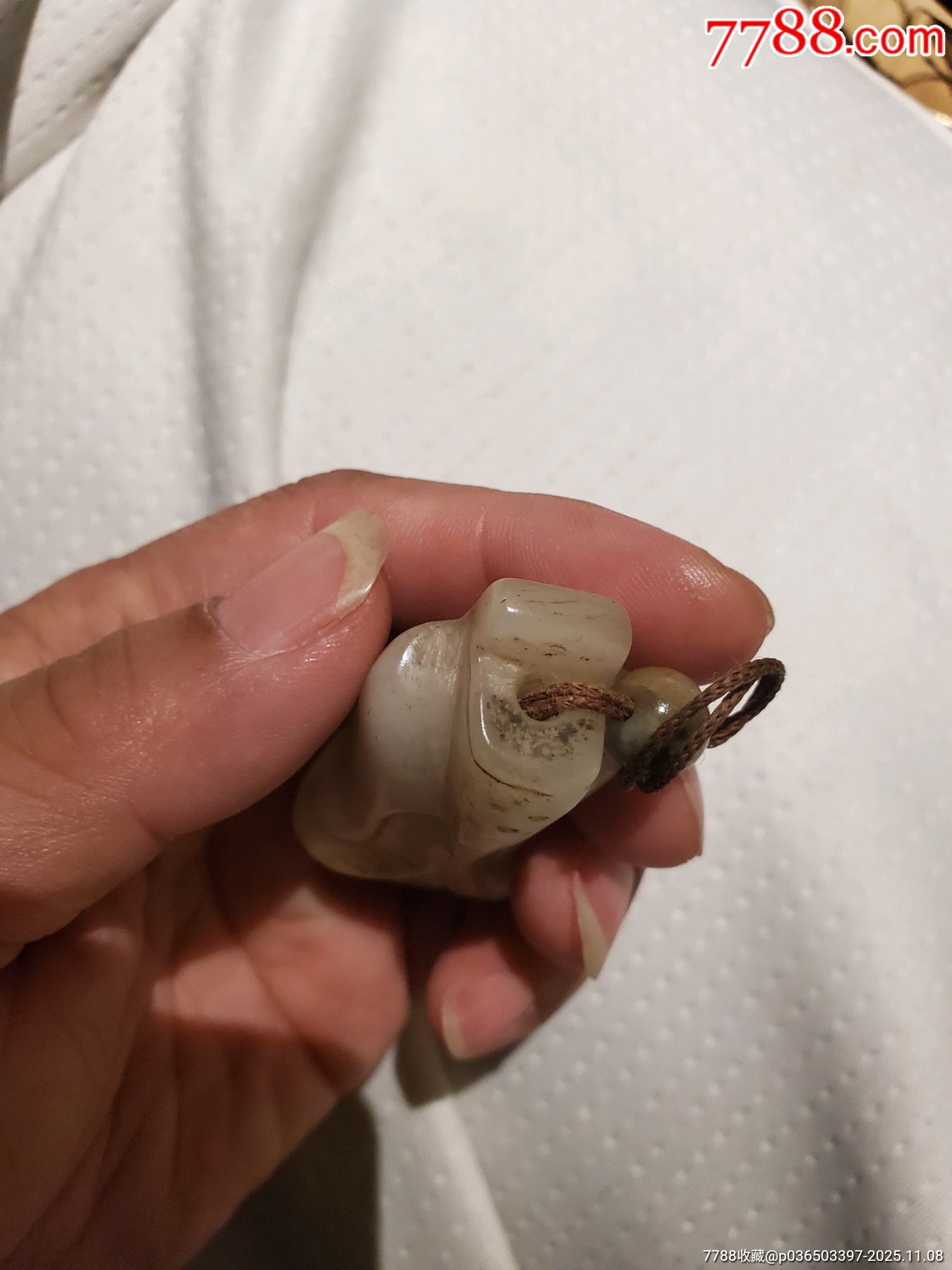 白玉翁仲掛件_價(jià)格210元_第14張_