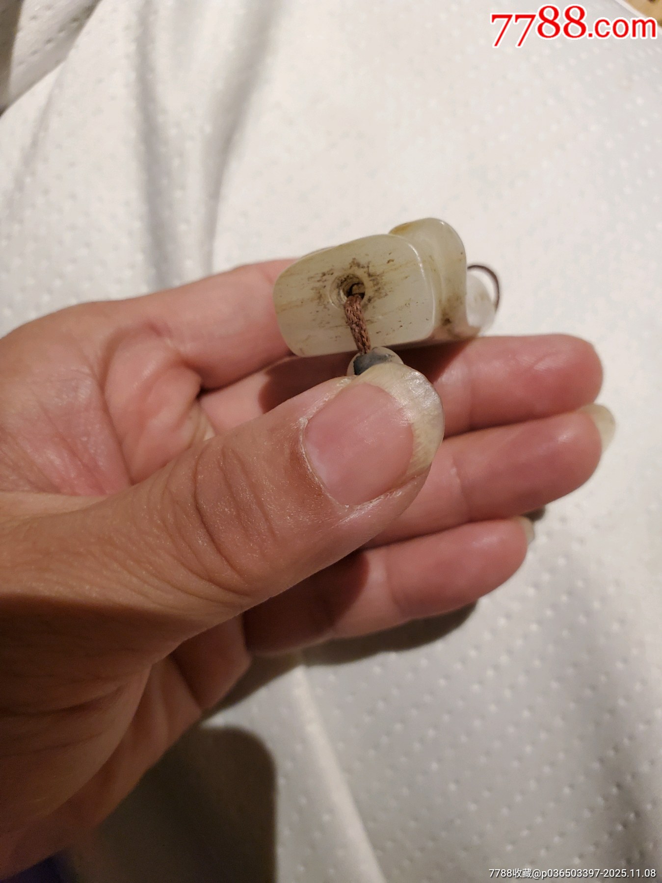 白玉翁仲掛件_價(jià)格210元_第15張_