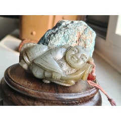 古玩旧藏明清时期和田玉龙头代钩_和田玉_贪睡小企鹅的店【7788红宝书】