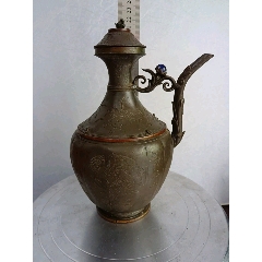 古玩旧藏清代锡壶锡酒壶茶壶-锡壶/锡器-7788红宝书