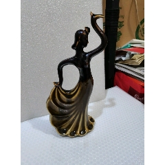 清代哥窑釉里红龙凤罐子_酱釉瓷/紫金釉_七彩鱼【7788旧书网】