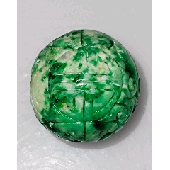 天然老坑翡翠A貨團壽紋珠-￥185 元_其他手串/佛珠_7788網(wǎng)