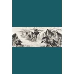 日本山水画_山水国画原作_极速军品杂项小铺【7788旧书网】