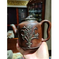 王建平紫砂壶，茶壶，老紫砂壶，富贵壶，摆件，欣赏功能实用都可以，八