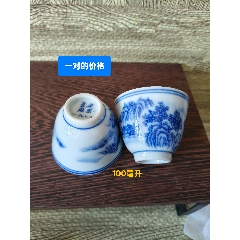 清代中期嘉道青花喜字将军罐一对品相如图所示保老保真_青花瓷_刘立东