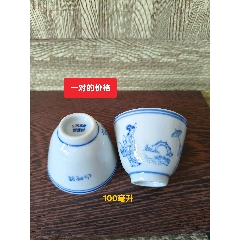 清代中期嘉道青花喜字将军罐一对品相如图所示保老保真_青花瓷_刘立东