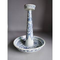 清代缠枝莲青花残壶_青花瓷_东瓯万宝斋【7788旧书网】