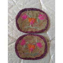 清時代刺绣花鳥絵 額 苏绣 骨董品 中國古美術 清代花鸟刺绣_苏绣画_大秦典藏【7788红宝书】