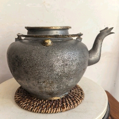 清代锡制酒壶厚实完整保老保真（重1.88斤）-锡壶/锡器-7788旧书网