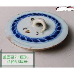 清代青花缠枝莲卷缸_青花瓷_碧华堂【7788旧书网】