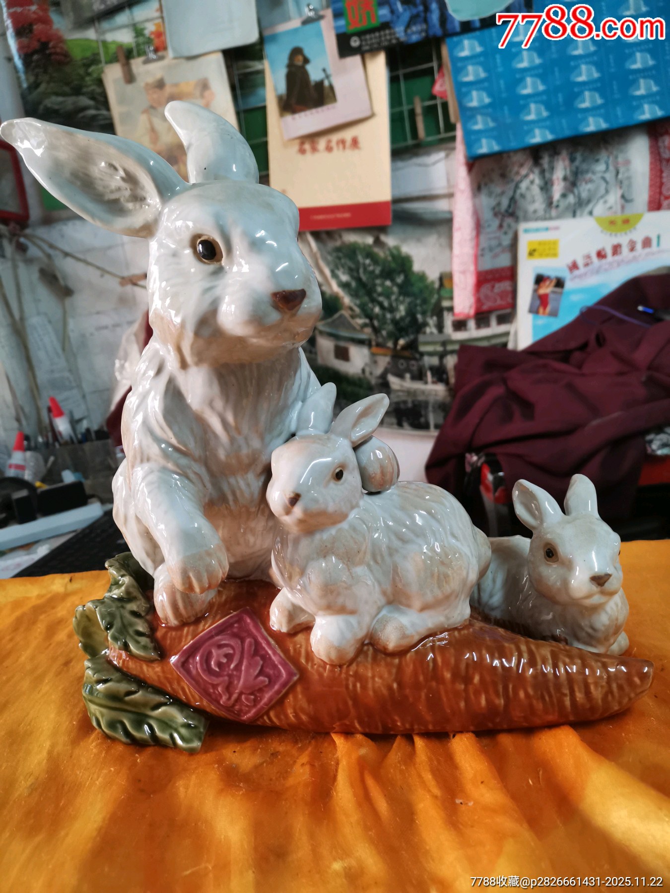 大师潘柏林子母兔-价格:68元-se109504049-彩陶-零售-7788收藏__收藏热线