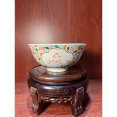 中国美術 煎茶 珊瑚釉 寿字 八方碗 六件(K-XA883) 中国美術 煎茶 珊瑚釉 寿字 八方碗 六件(K-XA883)