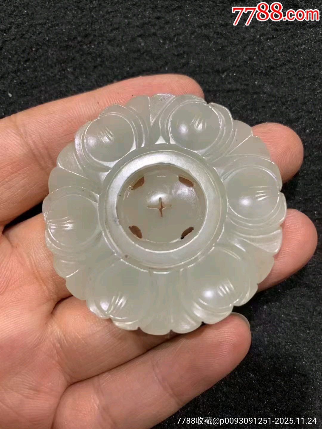 清代和田玉转心玉佩，-和田玉-7788红宝书