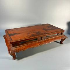 中国 稀少清代黄花梨 古董家具 老黄花梨家具古董老木器清代海黄插屏风多宝阁博古架明清老家具_木架