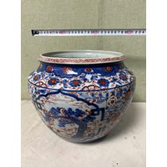 緑屋】古渡*大清乾隆年製*花瓶*高33cm/*釣