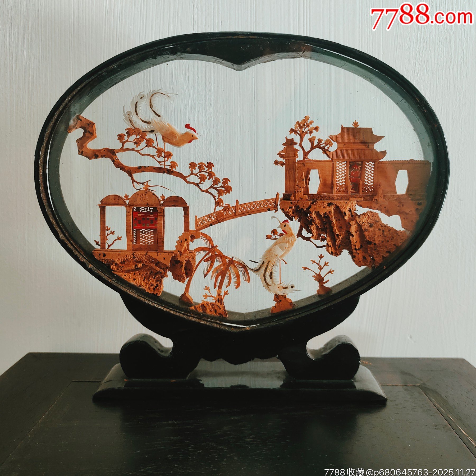 晴山藝術中心有限公司：自由自在－唐佳奇木雕個展 【流】古美術品 唐木彫刻