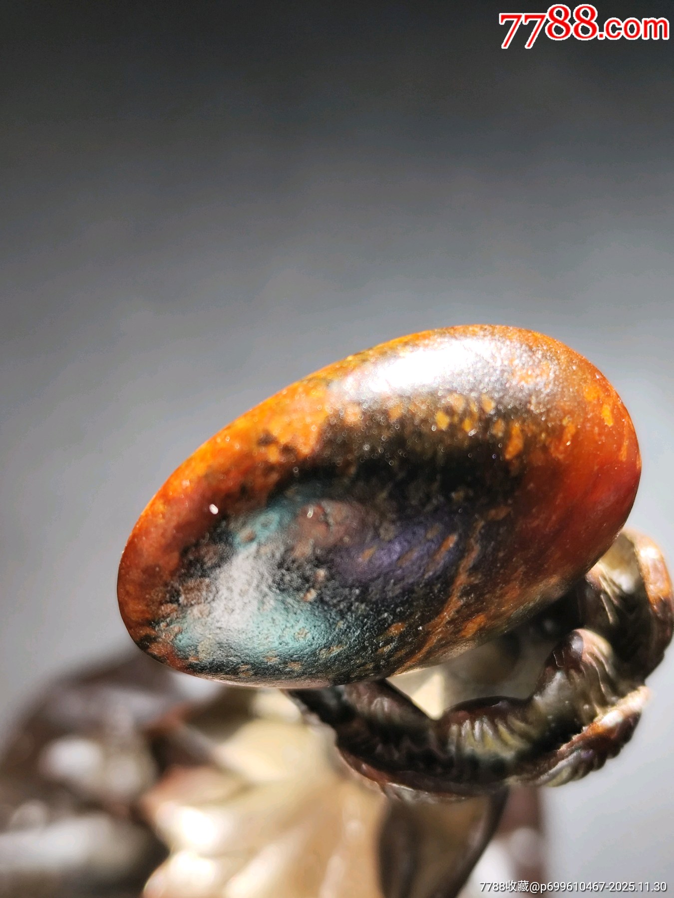 新疆和田玉黄沁籽料原石-和田玉-7788收藏