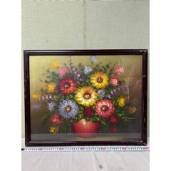 一幅风景油画-油画原画-7788紫砂壶