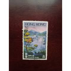 香港邮票.1987年.伊丽莎白】20元、信销票_台湾邮票_小小纸片大收藏