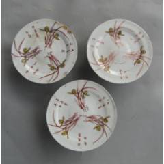 HB5866民国暗八仙珊瑚红釉茶盖碗_旧瓷器_广东松古堂【7788笔洗】