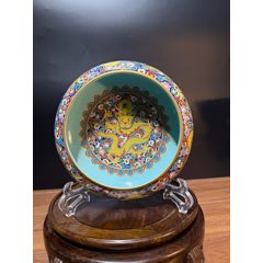 HB5866民国暗八仙珊瑚红釉茶盖碗_旧瓷器_广东松古堂【7788笔洗】