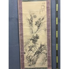 和紙 金箔 短冊 短冊帖 古筆手鑑 古裂装幀美術品　山水画 人物画 水墨画 古布 和紙 金箔 短冊 短冊帖 古筆手鑑 古裂装幀美術品 山水画 人物画 水墨画