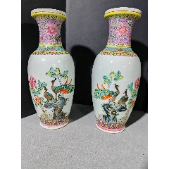 中国景德镇567瓷文*时期70年代创汇出口立新瓷厂粉彩万寿无疆壶承盘老