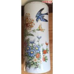 80年代，景德镇手绘花鸟花瓶一只y_旧瓷器_专注寡妇二十年【7788商城】