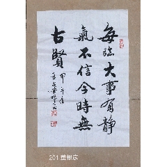 陕西书协会员夏厚银真迹原稿