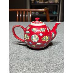 567时期粉彩「福寿康宁」茶壶_彩绘瓷/彩瓷_图片价值_收藏交易_7788小人书